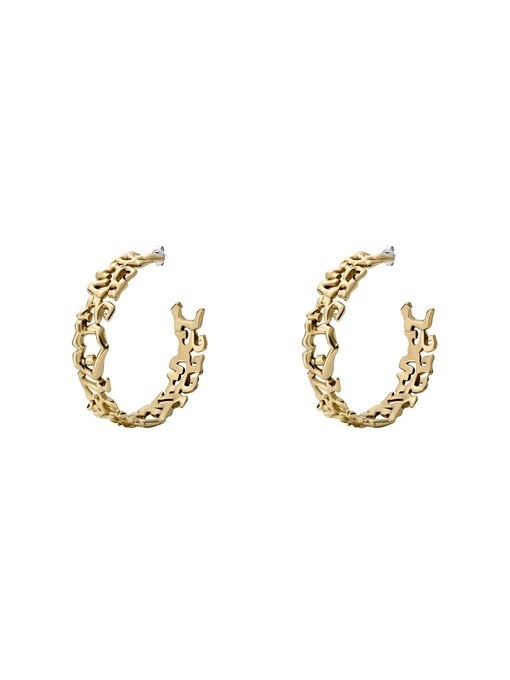 Diesel Runway Gold Earring DX1656710 Diesel Runway Gold Earring DX1656710