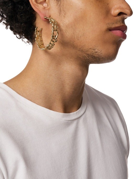 Diesel Runway Gold Earring DX1656710 Diesel Runway Gold Earring DX1656710