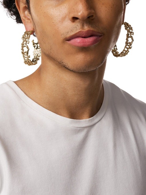 Diesel Runway Gold Earring DX1656710 Diesel Runway Gold Earring DX1656710