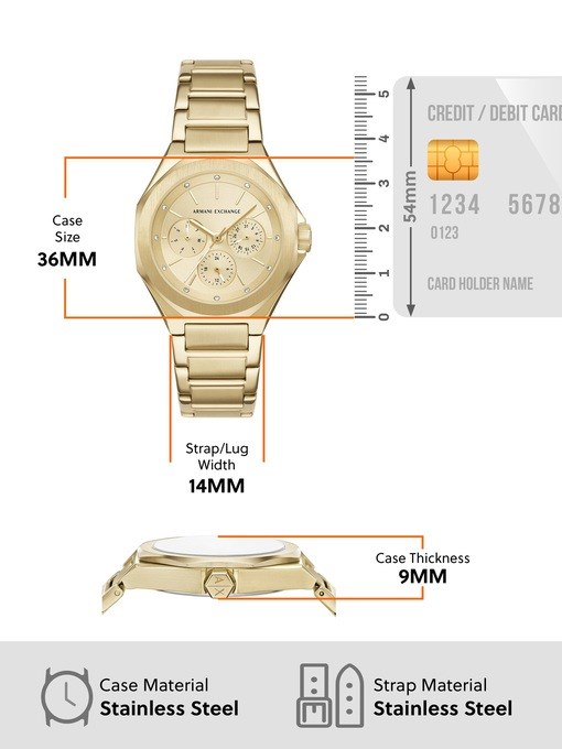 Armani Exchange Gold Watch AX4624 Armani Exchange Gold Watch AX4624