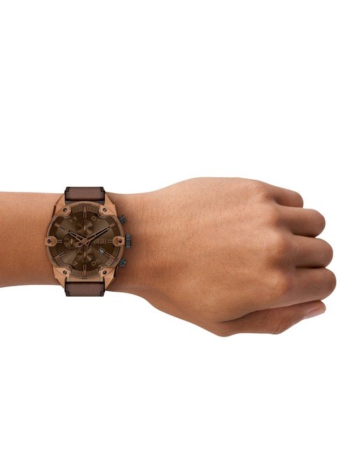Diesel Spiked Brown Watch DZ4698 Diesel Spiked Brown Watch DZ4698