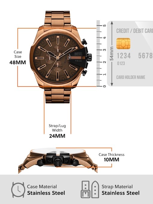 Diesel Mega Chief Slim Brown Watch DZ4697 Diesel Mega Chief Slim Brown Watch DZ4697