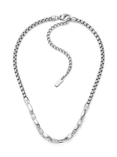 Diesel Metamorph Silver Necklace DX1650040