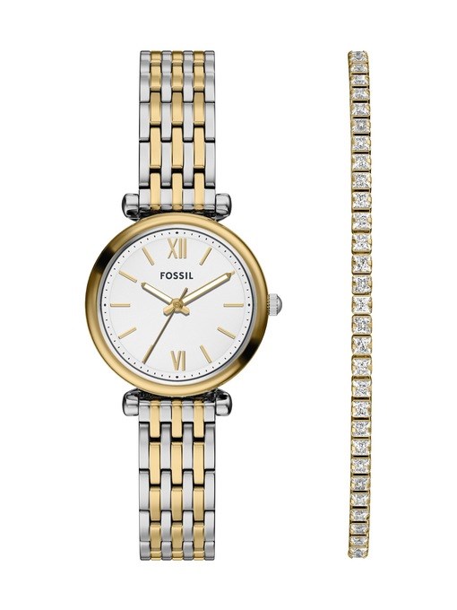 Fossil Carlie 2-Tone Watch Set ES5450SET