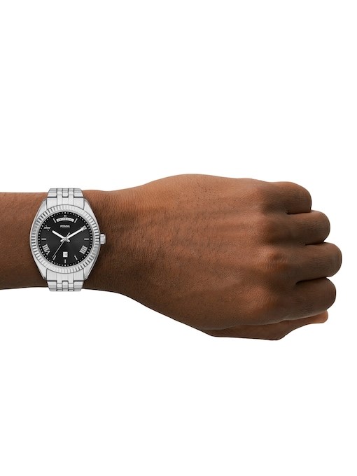 Fossil Campbell Silver Watch FS6139 Fossil Campbell Silver Watch FS6139