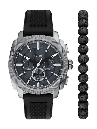 Fossil Machine Black Watch Set FS6145SET