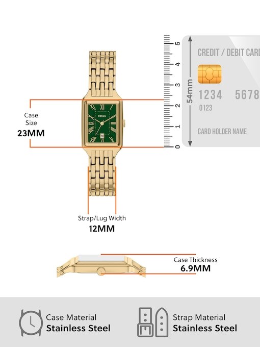 Fossil Raquel Gold Watch ES5452