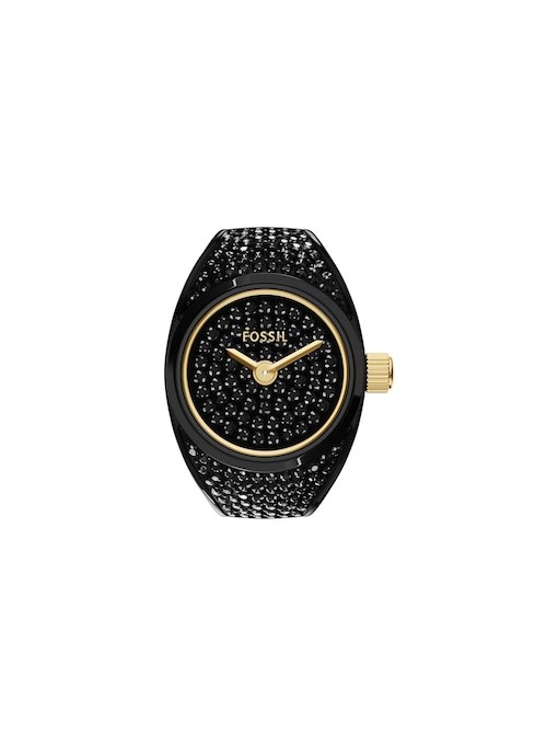Fossil Watch Ring Black Watch ES5449
