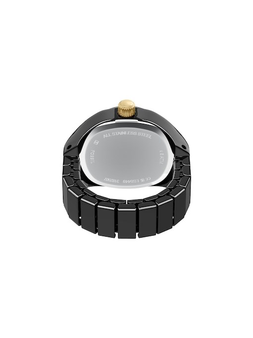 Fossil Watch Ring Black Watch ES5449