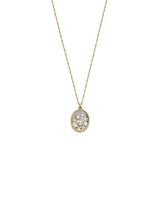 Fossil Sutton Gold Necklace JF04893710