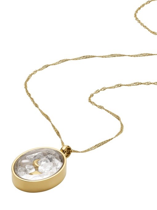 Fossil Sutton Gold Necklace JF04893710