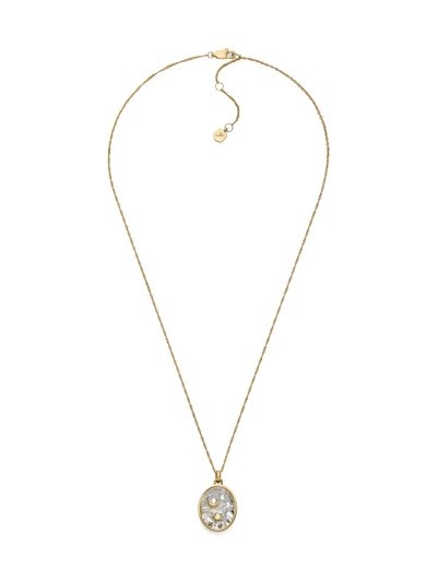 Fossil Sutton Gold Necklace JF04893710