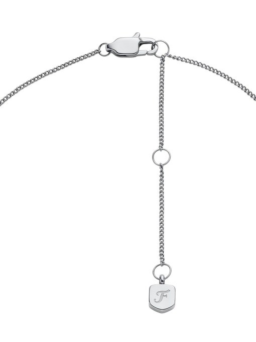 Fossil Sadie Silver Necklace JF04927040 Fossil Sadie Silver Necklace JF04927040
