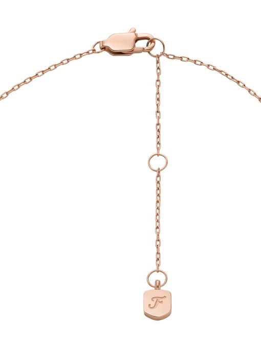 Fossil Merrit Rose Gold Necklace JF04936791 Fossil Merrit Rose Gold Necklace JF04936791