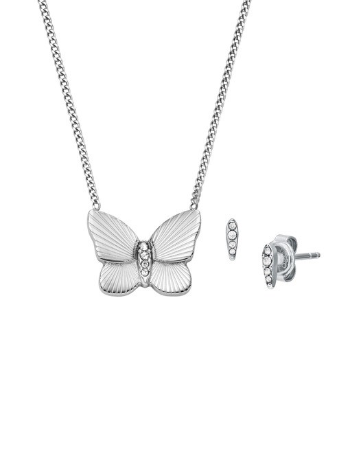 Fossil Sutton Silver Set JF04935SET