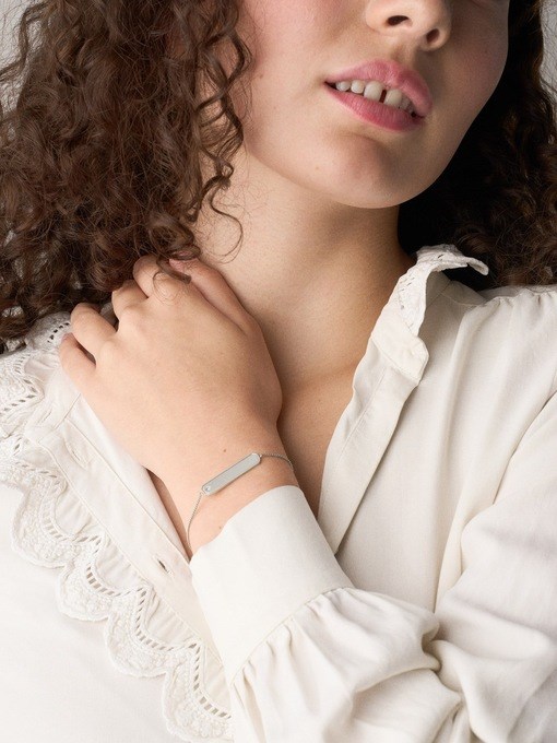 Fossil Sadie Silver Bracelet JF04929040 Fossil Sadie Silver Bracelet JF04929040