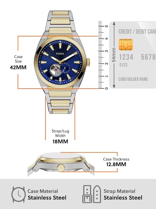 Fossil Everett 2-Tone Watch ME3275 Fossil Everett 2-Tone Watch ME3275