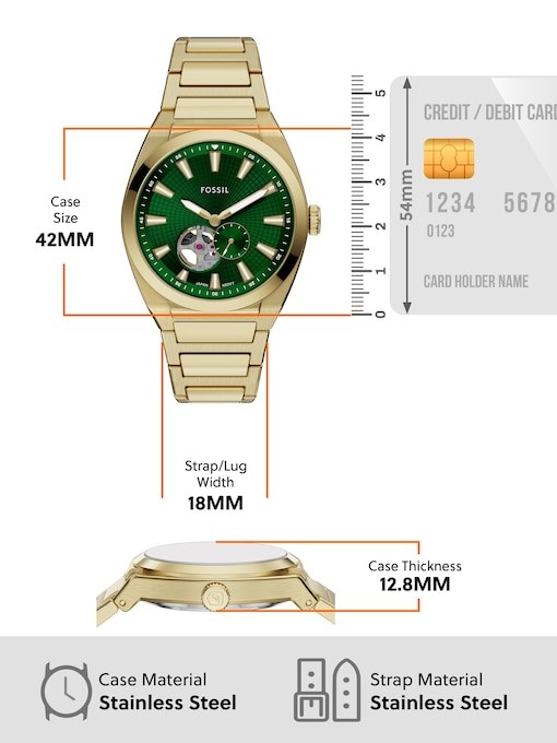 Fossil Everett Gold Watch ME3276 Fossil Everett Gold Watch ME3276