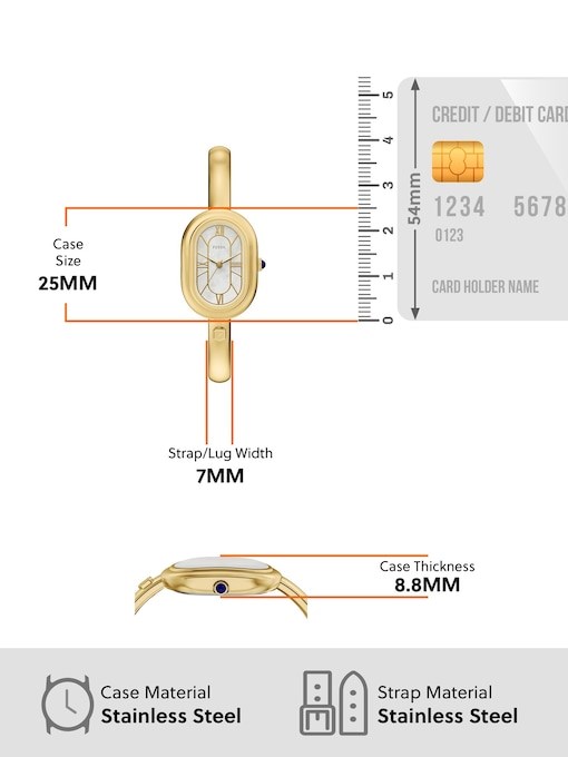 Fossil Sloan Gold Watch ES5444 Fossil Sloan Gold Watch ES5444