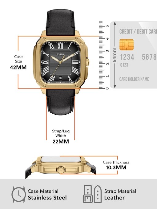 Fossil Crosby Black Watch FS6151 Fossil Crosby Black Watch FS6151