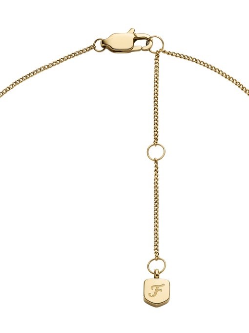 Fossil Sadie Gold Necklace JF04926710 Fossil Sadie Gold Necklace JF04926710