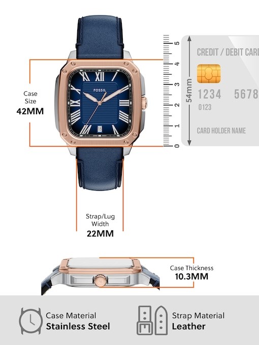 Fossil Crosby Blue Watch FS6149