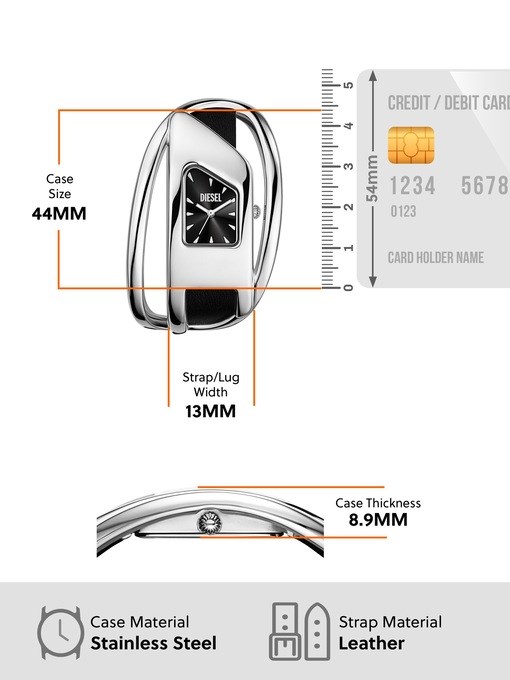 Diesel Wrap-D Black Watch DZ5627 Diesel Wrap-D Black Watch DZ5627