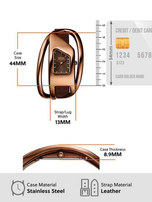 Diesel Wrap-D Brown Watch DZ5630 Diesel Wrap-D Brown Watch DZ5630