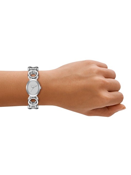 Michael Kors Maude Silver Watch MK4958 Michael Kors Maude Silver Watch MK4958