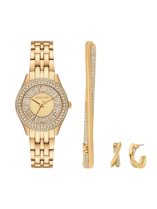 Michael Kors Harlowe Gold Watch MK4974SET Michael Kors Harlowe Gold Watch MK4974SET