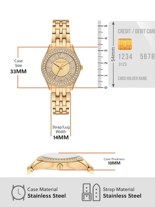 Michael Kors Harlowe Gold Watch MK4974SET Michael Kors Harlowe Gold Watch MK4974SET