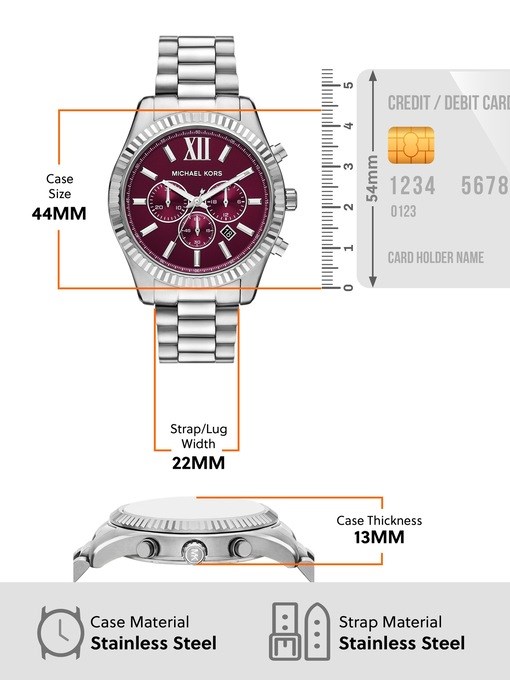 Michael Kors Lexington Silver Watch MK9242 Michael Kors Lexington Silver Watch MK9242