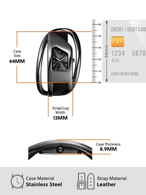 Diesel Wrap-D Black Watch DZ5629 Diesel Wrap-D Black Watch DZ5629