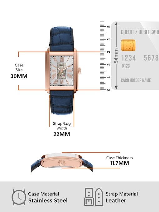 Fossil Carraway Blue Watch ME3274