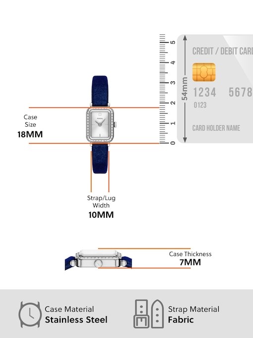 Fossil Raquel Blue Watch ES5436 Fossil Raquel Blue Watch ES5436