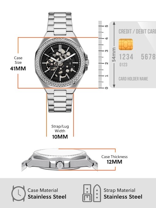 Michael Kors Callum Silver Watch MKO1240 Michael Kors Callum Silver Watch MKO1240