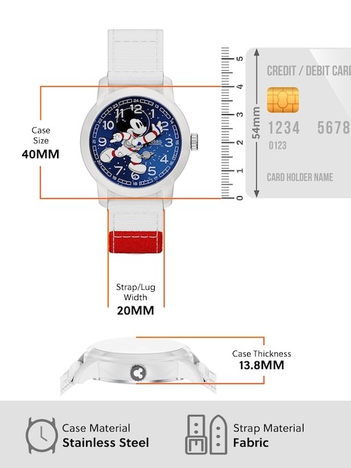 Fossil Mickey Mouse White Watch LE1194