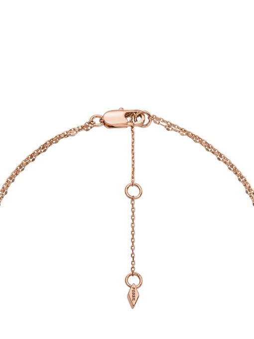 Fossil Hazel Rose Gold Necklace JOA00928791