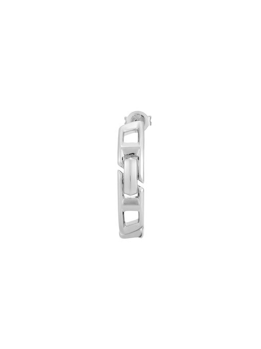 Diesel D Logo Silver Earring DL1361040