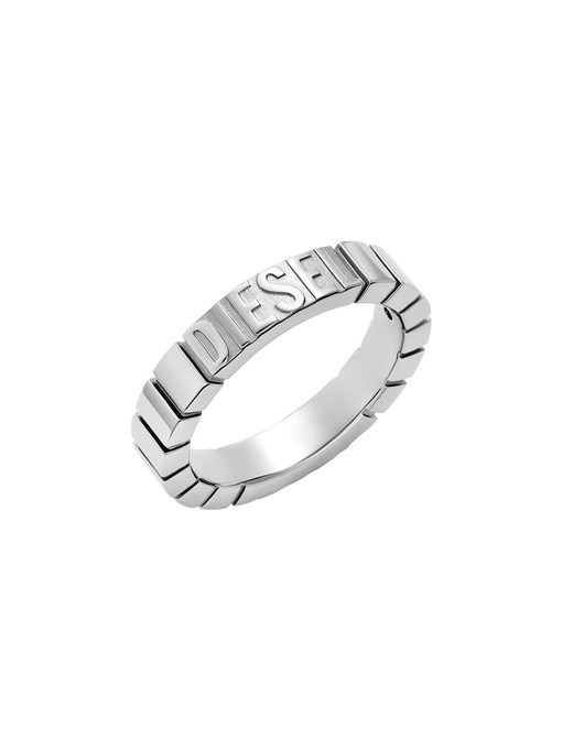Diesel Font Silver Ring DX15910409