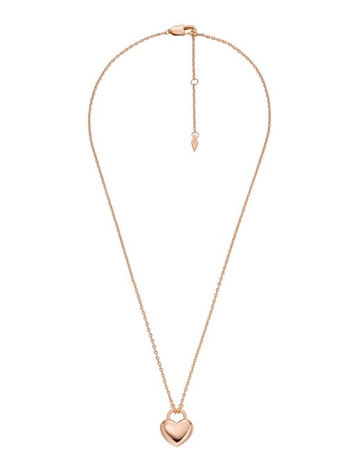 Fossil Sawyer Rose Gold Necklace JOA00956791