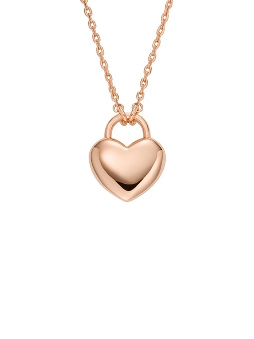 Fossil Sawyer Rose Gold Necklace JOA00956791