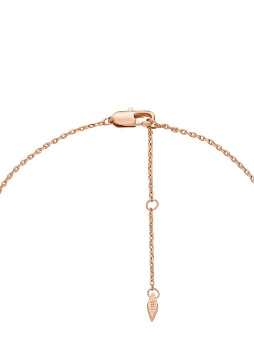 Fossil Sawyer Rose Gold Necklace JOA00956791