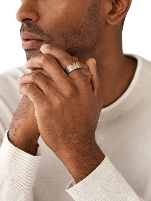 Emporio Armani Silver Ring EGS30760409