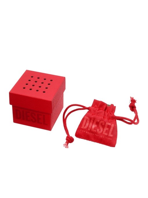 Diesel Oval D Logo Silver Earring DX1598040