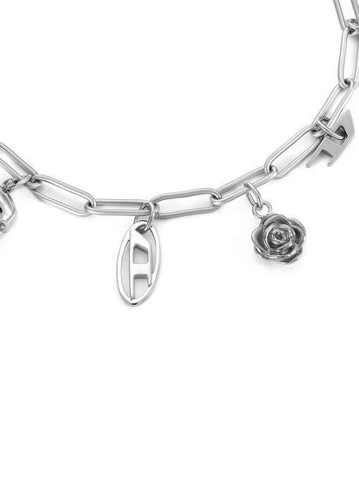 Diesel Silver Bracelet DX1604040