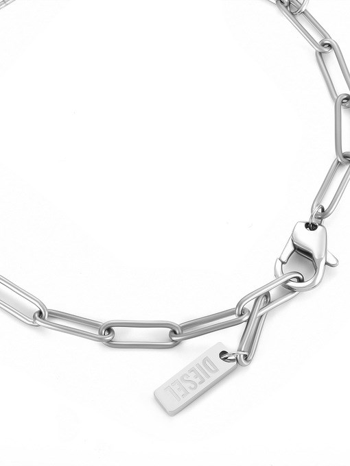 Diesel Silver Bracelet DX1604040