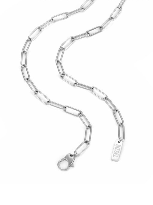 Diesel Silver Necklace DX1605040