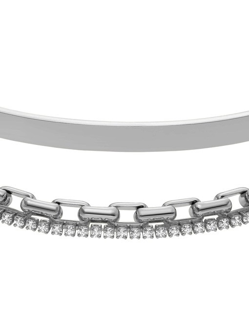 Fossil Jewelry Silver Bracelet Set JGFTSET1104