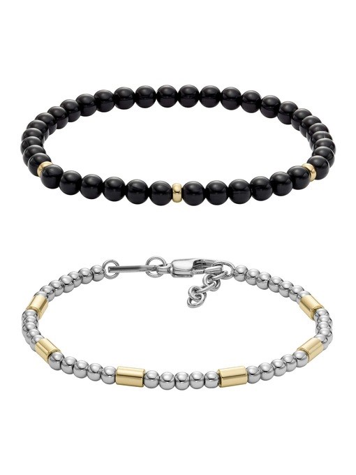 Fossil Jewelry Two Tone Bracelet Set JGFTSET1105